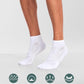Lapulas 6 Pack Men's Ankle Socks with Cushion, Cotton Quarter Socks for Sport Training Running