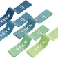VEICK Resistance Loop Exercise Bands, Elastic Workout Bands for Men Women, Set of 5 Different Resistance Levels Stretch Band for Home Fitness Stretching Strength Training Physical Therap