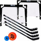 Premier Sports - Kids Hockey Set – (4) Sticks, (2) Mini Goals, (1) Foam & (1) Standard Balls – Complete Beginner Set for Ages 3-9