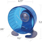 Petest Hamster Exercise Wheel, Silent Spinner Hamster Running Wheels, Diameter 6.7 inch, Blue