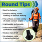 York Nordic Motivator Walking Poles for Balance and Rehab - Patented Stability Grips - Lightweight, Adjustable, and Collapsible - 2 Pieces Adjustable w/flip Locks - Heights 4'6" up to 6'2" - 230 lbs