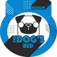 The Dog’s Bed, Medium Blue/Red 30x23.5, Memory Foam, Pain Relief: Arthritis, Hip & Elbow Dysplasia, Post Surgery, Lameness, Supportive, Calming, Waterproof Washable Cover, Veterinary Approved