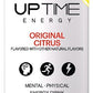 UPTIME Energy Drink, Original Citrus Sparkling, 12 Pack, Vitamin C, L Theanine, Calcium, Sugar Free Energy Drinks for Focus Support, 142mg of Natural Caffeine, 5 Calories, Clean, Natural, 12 fl oz Cans