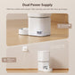 5L/21 Cups Automatic Cat Feeder, Timed Automatic Pet Feeders, Cat Dry Food Dispenser Dual Power, 10 Meals Programmable 1-15 Portion Control Cats Feeder, Pet Food Dispenser for Cats & Puppy(Not WiFi)