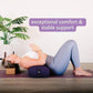 Hugger Mugger Standard Yoga Bolster - Firm, Supportive, Handmade, Durable