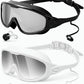 Rantizon Swim Goggles 2 Pack, Wide View Anti Fog&UV Swimming Goggles for Audlt, No Leaking Swim Glasses for Men Women Kids