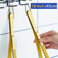 JETKONG 2 Pcs 18 Inch (45cm) Stainless Steel Grill Tongs Heavy Duty Giant Tweezer Tongs, Extra Large Tweezers Tools for Cooking, Grilling, BBQ and Turning Food (Gold)