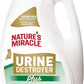 Nature's Miracle Urine Destroyer Plus for Cats, Enzymatic Formula for Severe Cat Urine Stains, 1 Gal