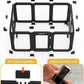 Dog Playpen, Clear Acrylic Plastic Puppy Playpen Indoor, Pet Pen for Puppy Cat Bunny, Transparent Easy Assemble Foldable Whelping Box for Dogs, Puppy Playpen with Gate (23.6" Height, 10PCS)