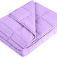 L'AGRATY Weighted Blanket - 48"x72" 15lbs Cooling Breathable Heavy Blanket with Glass Beads for Adult All-Season