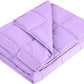 L'AGRATY Weighted Blanket - 48"x72" 20lbs Cooling Breathable Heavy Blanket with Glass Beads for Adult All-Season