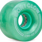 Bont Skates - Glow Light Up LED Quad Roller Skate Wheels - Recreational Street Outdoor Skating - 62x35mm 83A - Set of 4 wheels (Misty Teal)