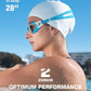 ZIONOR G1 Polarized Swimming Goggles for Unisex Adult Women Anti Fog 100% Anti UV Diving Goggles