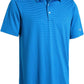 Men's Golf Polo Shirts Short Sleeve Striped Performance Moisture Wicking Dry Fit Golf Shirts for Men