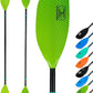 OCEANBROAD Kayak Paddle 86in/218cm, 90.5in/230cm Alloy Shaft 2-Piece Floatable Kayak Oar for Kayaking Canoeing Boating