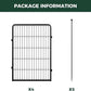 FXW Rollick Unleashed Dog Playpen for Indoor, Yard, RV Camping, 40 inch 4 Panels for Medium and Large Dogs, Black│Patented