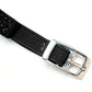 CHUKCHI Heart Bling Cat Collar with Safety Belt and Bell 8-11 Inches (Black)
