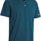 Men's Golf Polo Shirts Short Sleeve Striped Performance Moisture Wicking Dry Fit Golf Shirts for Men