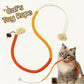 Cat Toys for Indoor Cats, 3 Catnip Fish Kicker with Little Bell Sound and Bonus Rope Toy, Soft and Durable Interactive Cat Fish for Kitten Exercise, Teething, and Play