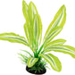 Silk Aquarium Plants for Betta Fish Tank, 2 Pcs 8 Inch Small Silk Aquarium Plant Aquatic Water Grass Decoration，Green-Yellow