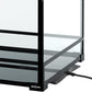 REPTIZOO 60 Gallon Glass Reptile Tank, 24" x 24" x 24" Large Reptile Terrarium Front Opening Terrarium with Double Hinge Door and Top Screen Ventilation, Easy Assembly Enclosure Tank