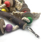EBaokuup Wood Bird Chewing Toys-Blocks Parrot Tearing Toys Best for Finch,Budgie,Parakeets,Cockatiels, Conures,Love Birds and Amazon Parrots