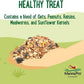 Manna Pro Farmhouse Favorites Oat & Mealworm Mix Poultry Treat – Natural Protein Source – Encouraging Poultry Treat – Mix of Oats, Peanuts, Raisins, Mealworms, Sunflower Kernels – 2lbs
