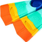 Kids Swim Fins,Short Kids Fins Youth Swimming Flippers for Lap Swimming Training for Children Girls Boys Beginners