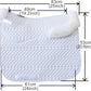 Woolous Dressage Saddle Pad, English Saddle Pad with Sheepskin Trim, Lambskin Wool Fleece Lining, Square Saddle Pad for Equestrian Riding, Comfortable & Shock Absorbing