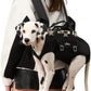 Dog Backpack Carrier - Spine-Friendly for Small to Midium Dogs (8-18 lbs), Horizontal Design Dog Carrier with Adjustable Back Straps,Legs-Out Comfort for Travel/Hiking/Cycling (Black, Size M)