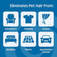 Gonzo Pet Hair Remover - 2 Pack - Lift and Remove Dog, Cat and Other Pet Hair from Furniture, Carpet, Bedding and Clothing
