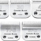 5PCS Dog Grooming Blades Compatible with Andis/Oster A5/Wahl KM Series Dog Clipper Blades Size:#10+30+40+5FC+7FC