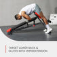 Finer Form Multi-Functional FID Weight Bench for Full All-in-One Body Workout – Hyper Back Extension, Roman Chair, Adjustable Ab Sit up Bench, Incline Decline Bench, Flat Bench