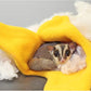 All-Natural Nesting Material (4 oz.) - 100% Cotton Eco-Friendly Animal Bedding - For Sugar Gliders, Squirrels, Hamsters, Rabbits, Chinchillas, Rats, Mice, Gerbils, Guinea Pigs and Other Small Pets