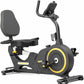 VANSWE Recumbent Exercise Bike, Recumbent Stationary Bikes for Home 400 LBS Weight Capacity, Exercise Bike for Home Seniors with Smart App and Bluetooth Connectivity, LED Display, Pulse Handle