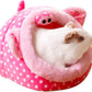 Guinea Pig Bed House & Hideout for Rat Bearded Dragon Hedgehog Ferret to Sleep and Hide, Guinea Pig Cage Accessories Habitat Décor (Large, 3.Pig)