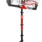 Basketball Hoop 4.7-10ft Adjustable Portable Basketball Goals System with 44-48 Inch Patented Angle Adjustable Backboard, for Kids Youth and Adults Outdoor Indoor Use