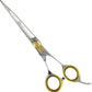 Sharf Gold Touch Pet Grooming Shear Kit 7.5 Inch Straight & 6.5" 42-Tooth Thinning Scissors