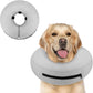 Supet Inflatable Dog Cone Collar Alternative After Surgery, Dog Neck Donut Collar Recovery E Collar to Stop Licking, Soft Dog Cone for Medium Large Dogs