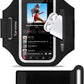 Arm Band for Phone for Running, Phone Holder for Running for iPhone & Samsung Galaxy, Cell Phone Armband Holder for Walking, Gym, Workout, w/Adjustable Strap & Zipper Pocket (Black-S)