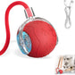 Interactive Cat Toys for Indoor Cats, 2025 New Interactive Cat Toys, Intelligent Automatic Rolling Pet Ball, Automatic Obstacle Avoidance Cat Toy Ball with Rope, Three Modes Adjustment (red)