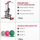 LS01 LAT Pulldown Machine, LAT Row Cable Machine with AB Crunch, LAT Tower with Cable Row Attachments, 3 in 1 Pulley Stations for Home Gym