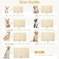 Made4Pets Dog Crate Pad Bed for Extra Large Dogs, Washable & Reversible, Anti-Slip Kennel Mat for Cozy Sleeping, Soft Fluffy Dog Bed for Indoor & Outdoor Use, 48"x30", Beige