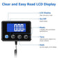 Shipping Scale, 440 lbs/0.35oz High Accurate Digital Postal Scale with Hold/Tare Function, Shipping Scale for Small Business, Packages, Luggage, Home Use, Battery & Charging Cable Include