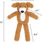DODODOLA Dog Toys Plush Partial Stuffing Puppy Chew Toys for Teething Soft Squeaky Dog Toy to Keep Them Busy for Small Medium Big Large Dogs Pet