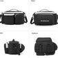 Bike Rear Rack Bag Waterproof Ebike Mountain Bicycle Saddle Bag 12L Cycling Pannier Trunk with Reflector & Shoulder Strap for Commuter Travel Outdoor