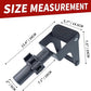MARLANG Solo Tib Bar Tibialis Trainer Tibialis Bar Knees Over Toes Equipment Tibialis Raise Tibia Dorsi Calf Workout Machine Calves Workout Equipment Fit 2 Inch Weight Plates