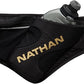 Nathan Peak Running Hydration Waist Pack Belt w/ Speed Draw Flask Water Bottle, 18oz/535 ml Push/Pull Race Cap, Expandable Zippered Stretch Pocket