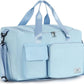 FIORETTO Women's Gym Duffle Bag with Shoes Compartment, 37L Capacity, Ideal for Travel, Gym, Sports, Duffel, Weekender