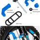 Portable Bicycle Wheel Truing Stand Bike Mini Rims Adjustment Repair Mount Tools Spoke Wrench Black